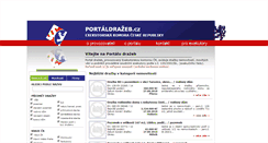 Desktop Screenshot of portaldrazeb.cz